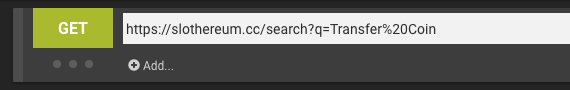 Editing a URL
